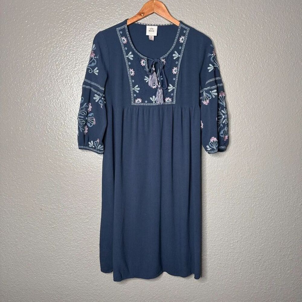 Knox Rose boho Embroidered Dress